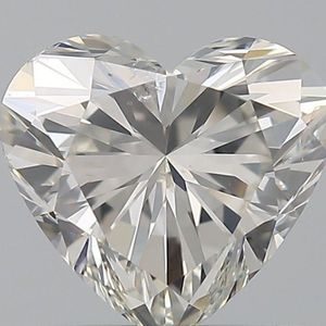 GIA Certified Heart 1.01ct H SI1 EX EX Natural Earth-Mined Diamond